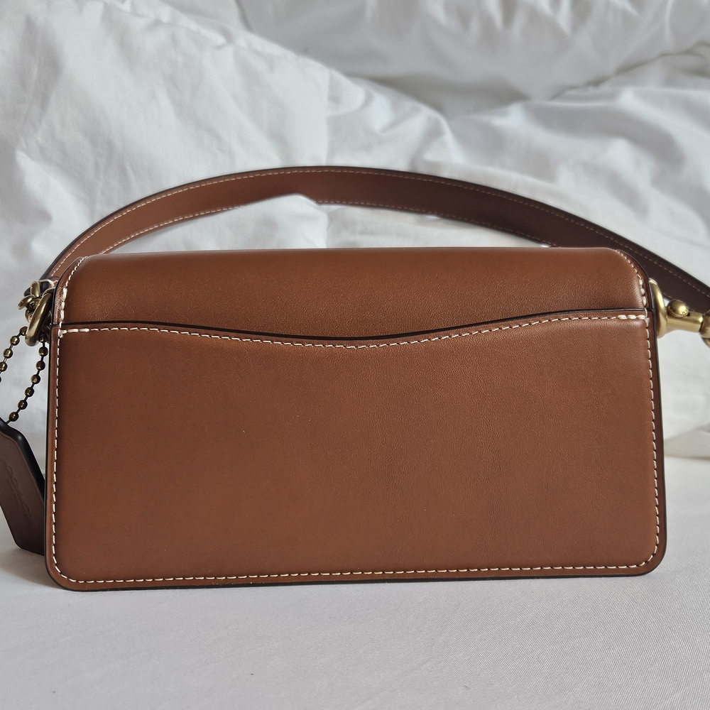 Coach Tabby 20 Shoulder Bag in Tan Brown - Picture 6 of 14